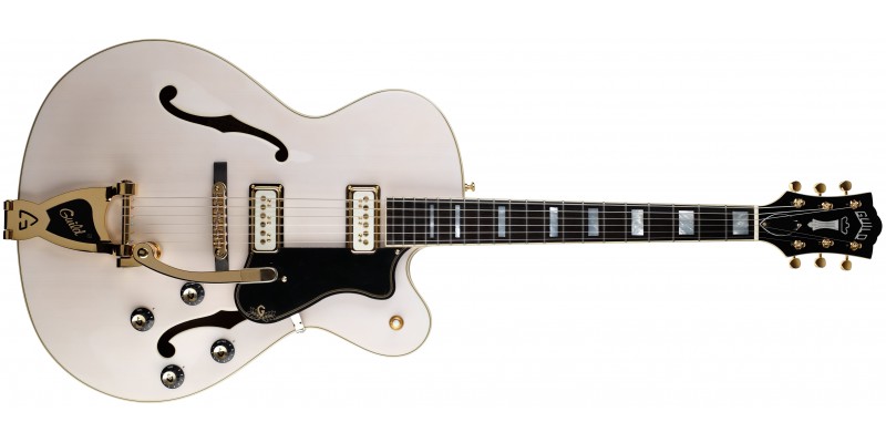 Guild X-175B Limited Edition Faded White Gold Hardware Front
