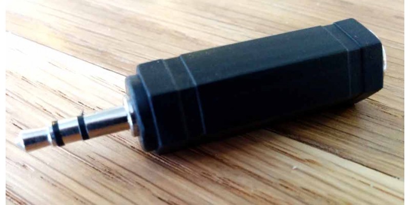 GYC LP4 Adaptor 6.35mm stereo socket to 3.5mm stereo jack