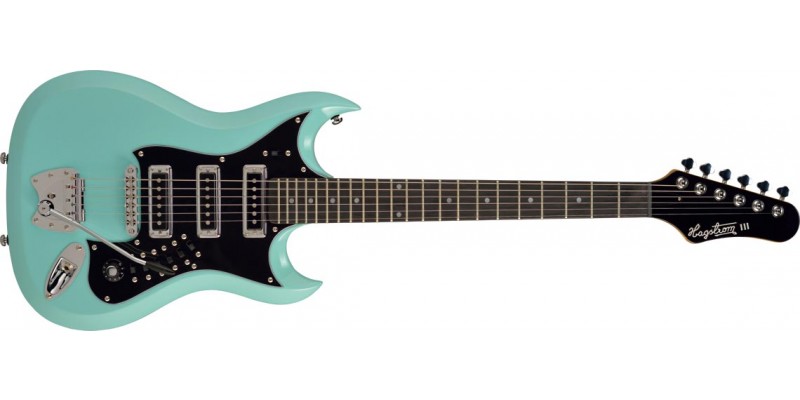 Hagstrom H-III Reissue Guitar Aged Sky Blue