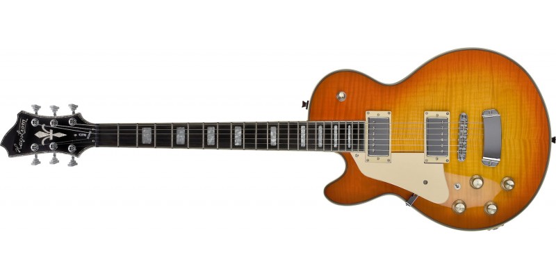 Hagstrom Super Swede Left handed Amber Sunburst