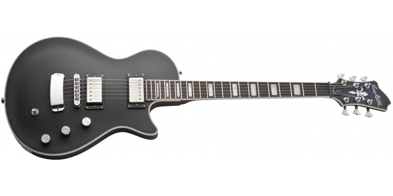 Hagstrom-Ultra-Max-Black-Satin-Front-Angle