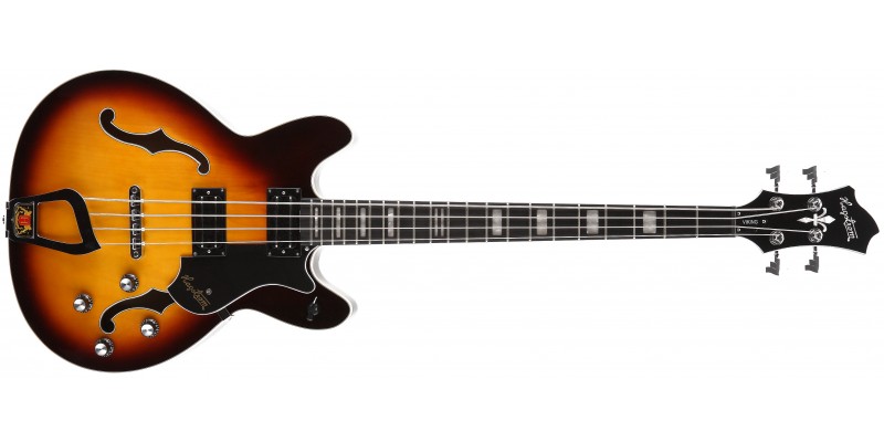 Hagstrom Viking Bass Tobacco Sunburst front