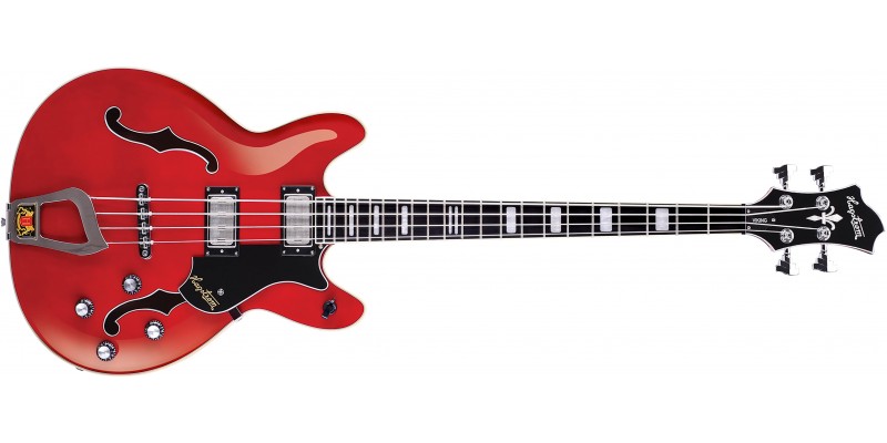 Hagstrom Viking Bass Wild Cherry Transparent
