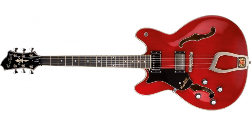 Hagstrom Viking Lefthand Wild Cherry Transparent