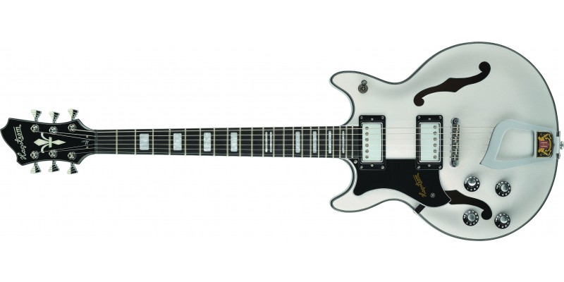 Hagstrom Alvar Left-Handed Swedish Frost Front