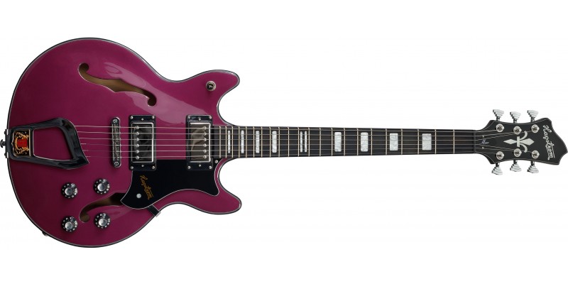 Hagstrom Alvar Limited Edition Metallic Midnight Purple Front