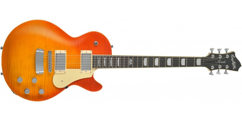 Hagstrom Swede MK3 Mandarin Burst Front