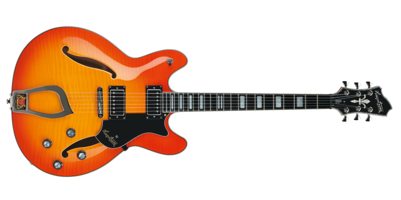 Hagstrom Viking Deluxe Amber Sunburst