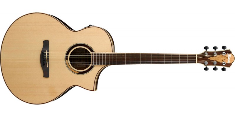 Ibanez AEW51-NT Multi Wood Mosaic Electro Acoustic