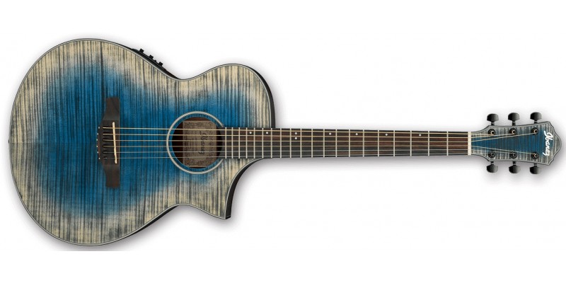 Ibanez AEWC32FM-CBL Glacier Blue Low Gloss Electro Acoustic
