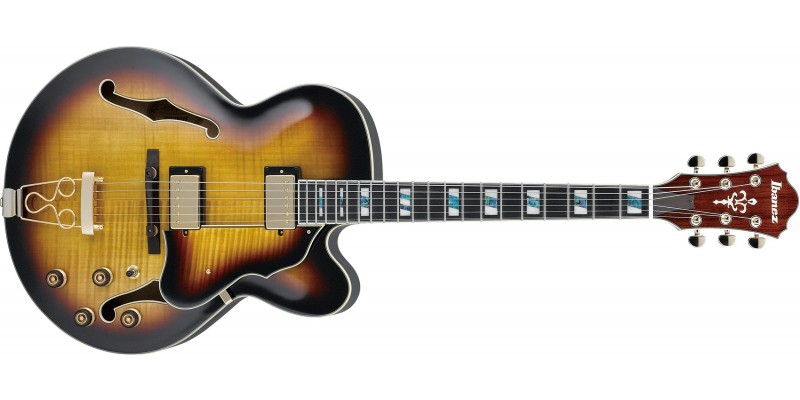 Ibanez AF155-AYS Antique Yellow Sunburst Artstar Semi