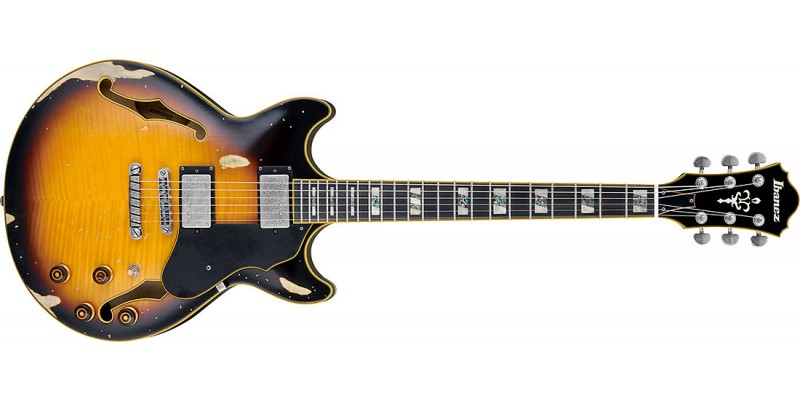 Ibanez AMV100FMD-YSL Yellow Sunburst Low Gloss Artstar