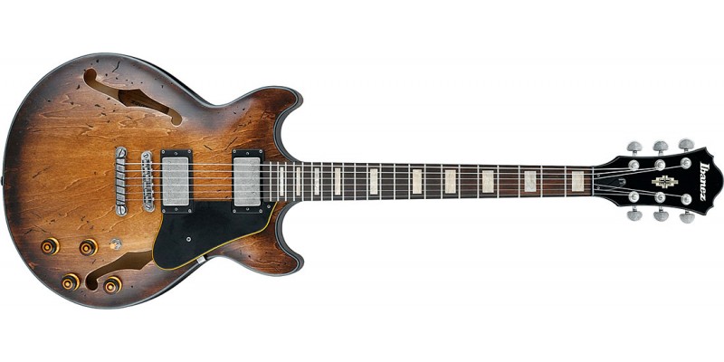 Ibanez AMV10A-TCL Tobacco Burst Low Gloss Semi Acoustic
