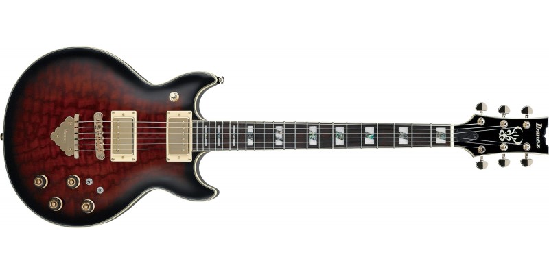 Ibanez-AR325QA-DBS-Quilted-Ash-Top-2019-front