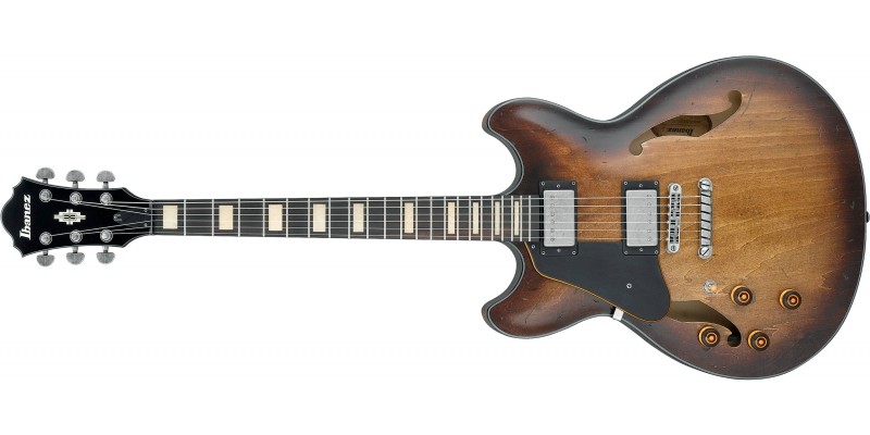 Ibanez Artcore Vintage ASV10AL Tobacco Burst Low Gloss Left Handed
