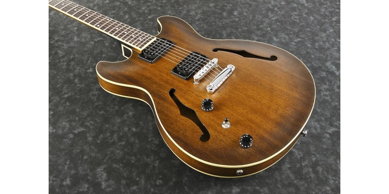 Ibanez AS53L Left Hand Tobacco Flat Guitar