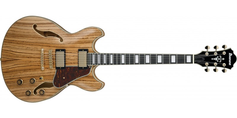Ibanez-AS93ZW-NT-Artcore-Expressionist-Zebrawood-Natural-High-Gloss-Front