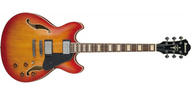 Ibanez-ASV73-VAL-Artcore-Vintage-Amber-Burst-Low-Gloss-front