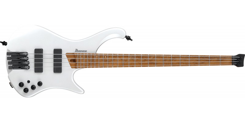 Ibanez EHB1000 Headless Bass Pearl White Matte Front