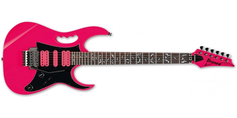 Ibanez JEMJRSP JEM Junior Steve Vai Pink Front