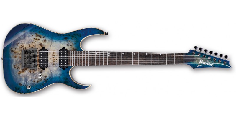 Ibanez RG1027PBF-CBB Cerulean Blue Burst 7 String