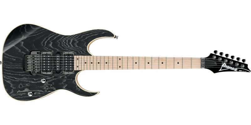 Ibanez RG370AHMZ Silver Wave Black Front