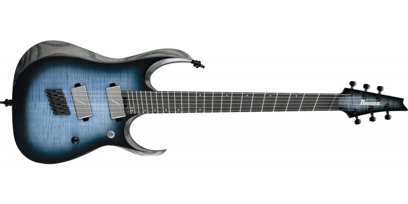 Ibanez-RGD61ALMS-CLL-Axion-Label-Cerulean-Blue-Burst-Low-Gloss-Front