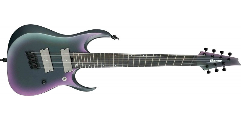 Ibanez-RGD71ALMS-BAM-Axion-Label-Black-Aurora-Burst-Matte-Front