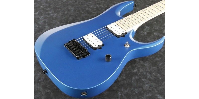 Ibanez RGDIR6M Iron Label Laser Blue Matte Guitar