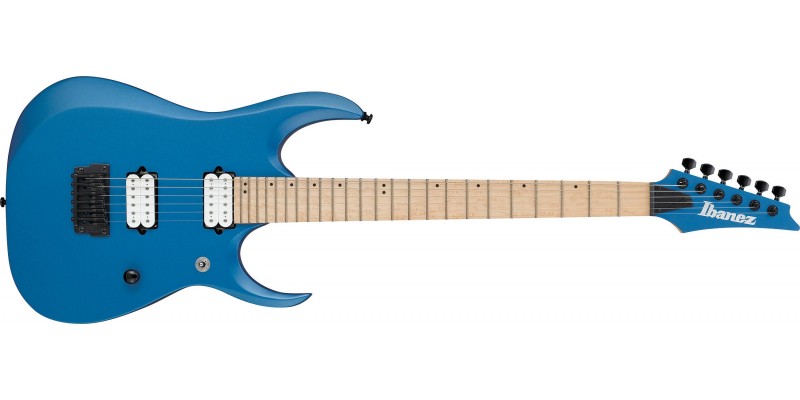 Ibanez-RGDIR6M-Laser-Blue-Matte-Front