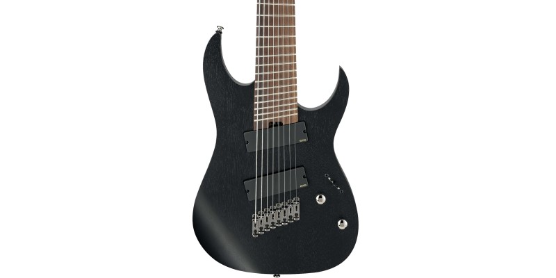Ibanez RGIM8MH-WK Weathered Black Fanned Fret 8 String ...