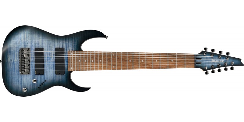 Ibanez-RGIR9FME-FDF-Iron-Label-Faded-Denim-Flat-Front