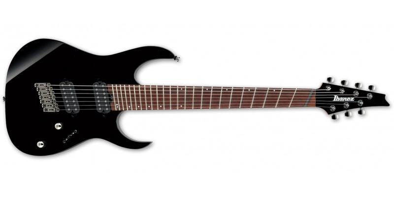 Ibanez RGMS7 Multiscale 7 String Black 2018 Guitar