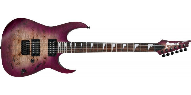Ibanez RGRT621DPB RG Standard Trans Purple Burst Flat Front