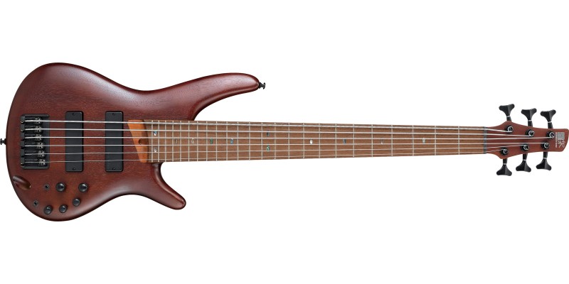 Ibanez-SR506E-BM-Brown-Mahogany-Front