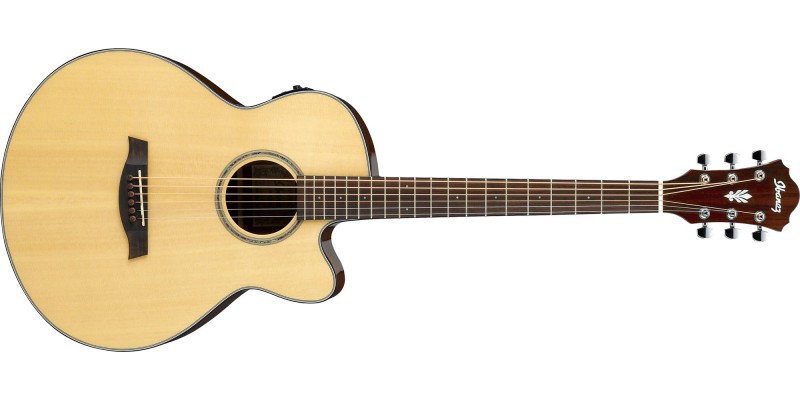 Ibanez AELBT1Baritone Acoustic Guitar Natural