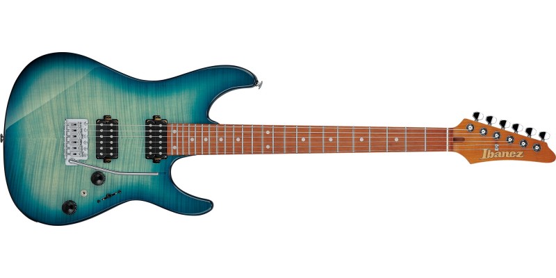 Ibanez AZ24S1F-TXB Transparent Turquiose Burst