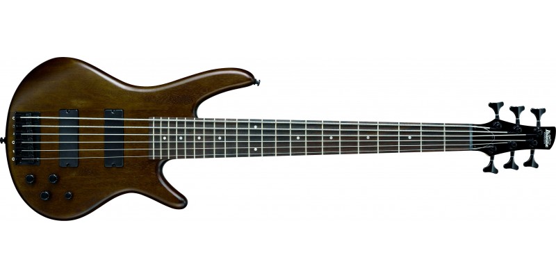Ibanez GSR206B WNF Walnut Flat 6 String Bass UK Guitar