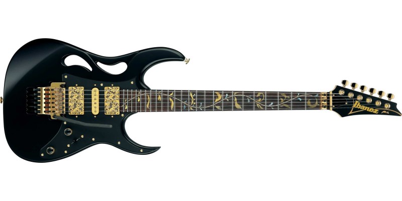 Ibanez PIA3761 Steve Vai Signature Onyx Black Front