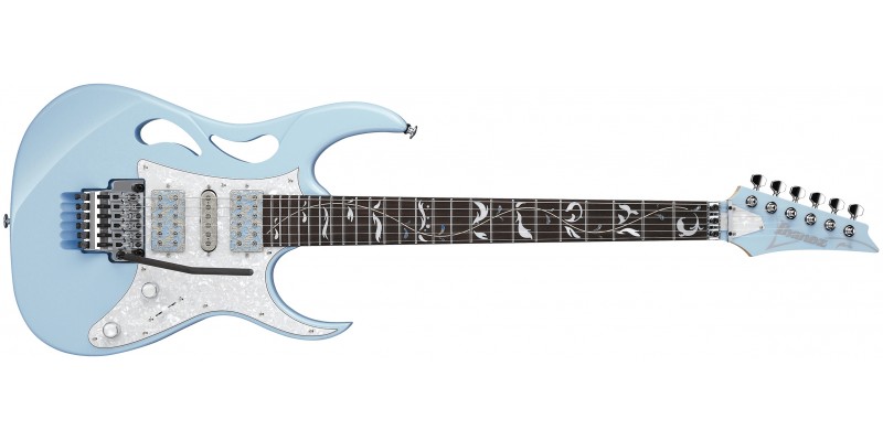 Ibanez PIA3761C-BLP Steve Vai Signature Guitar Blue Powder Front