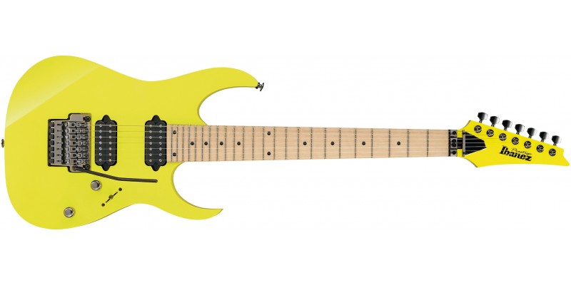 Ibanez RG752M-DY Prestige Desert Sun Yellow 7 String Guitar Front