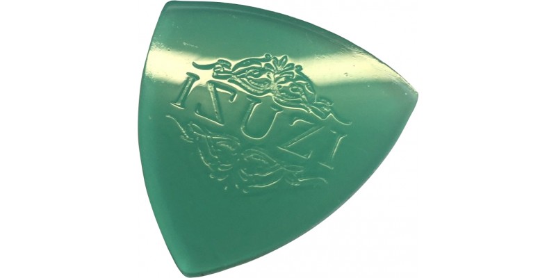 Isuzi-Custom-Silicone-Ukulele-Pick-Firm-Blue-Green Front