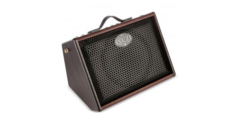 Isuzi GA-25 Portable Acoustic Guitar & Ukulele Amplifier Front Angle