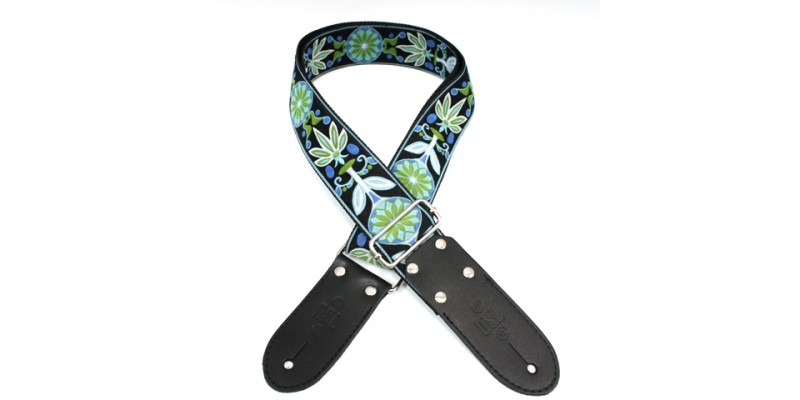 DSL JAC20 Fair Blue Jacquard Guitar Strap