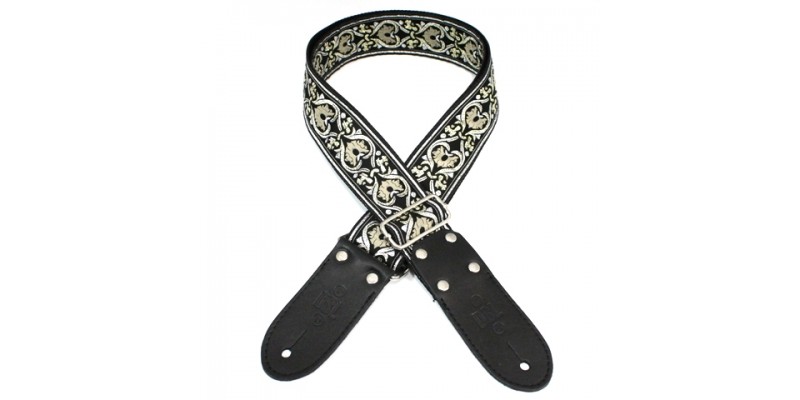 DSL JAC20-GOK Gold Jacquard Guitar Strap