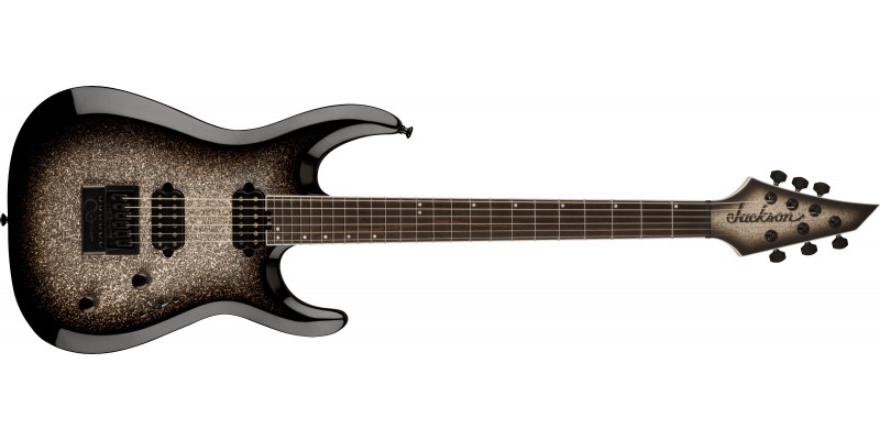 Jackson Pro Plus Dinky Modern Evertune 6 Silver Sparkle