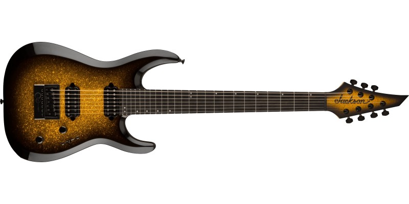 Jackson Pro Plus Dinky Modern Evertune 7 Gold Sparkle