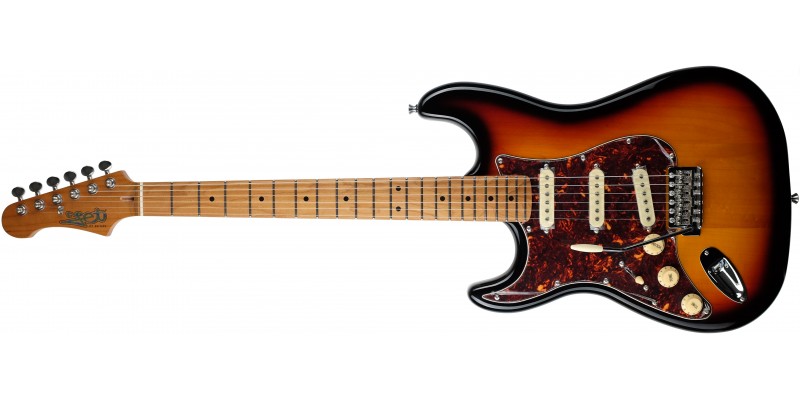 Jet JS-300 Left Handed Sunburst Front