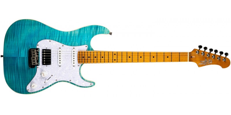 Jet JS-450 HSS Ocean Blue Flamed Top Front
