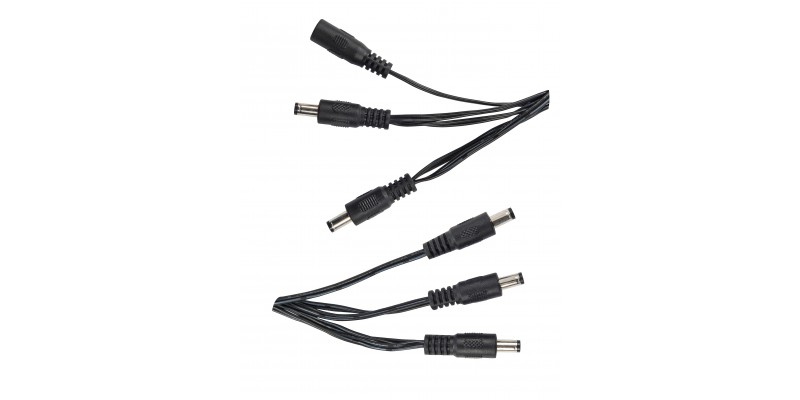 Kinsman DC 5-Way Power Distribution Extension Cable 2.4ft/.75m